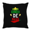 cinco de mayo fiesta mexican holiday Throw Pillow