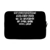 my people skills are just fine Laptop sleeve
