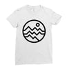 mountain bold (for light) Ladies Fitted T-Shirt