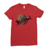 tropical santa Ladies Fitted T-Shirt