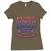 meine tochter ist t&auml;towiert Ladies Fitted T-Shirt