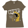rawr means i love you Ladies Fitted T-Shirt