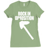 rock in opposition Ladies Fitted T-Shirt