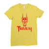 screaming skull Ladies Fitted T-Shirt
