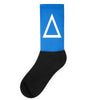 prism a triangle design graphic baseball jersey Socks