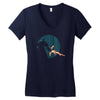 swiss army saber Women's V-Neck T-Shirt