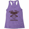 little miss fucking sunshine Racerback Tank