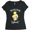 The Orijinal Topknot Tinkerbell Women's Triblend Scoop T-shirt
