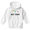 Unicorn Says Not Today Youth Hoodie