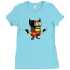 minion wolverine Ladies Fitted T-Shirt