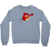 now with fists Crewneck Sweatshirt