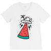 summer alien invasion bright color V-Neck Tee