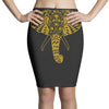 tribal print elephant geometric gold animals cool Pencil Skirts