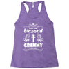 I Am One Blessed Grammy Racerback Tank