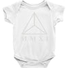 mmxi roman numerals triangle Baby Onesie