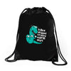 t rex skipped too many arm days Drawstring Bags
