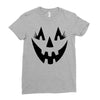 beauty face pumpkin Ladies Fitted T-Shirt