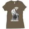 faith animal pray Ladies Fitted T-Shirt