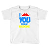 moustache you to be my valentine Toddler T-shirt