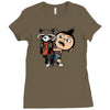 fluffy lil guardian Ladies Fitted T-Shirt