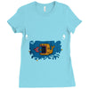 big fish wins Ladies Fitted T-Shirt