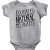 educated, natural, melanated Baby Bodysuit