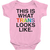 This Is What Trans Looks Like Baby Bodysuit