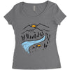 quiet place Women's Triblend Scoop T-shirt