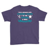 I Love Someone with Ovarian Cancer to The Moon and Back to Infinity Youth Tee