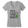 Made With Lots Of Love And a Little Science Women's V-Neck T-Shirt