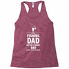 i'm a fishing dad   daddy Racerback Tank