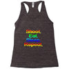 shoot eat sleep repeat gun Racerback Tank
