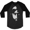 airbrushed stencil 3/4 Sleeve Shirt