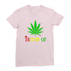 is smoke Ladies Fitted T-Shirt