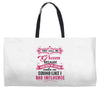 they call me gram partner in crime Weekender Totes