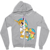 Robotic Baby Unicorn Zipper Hoodie