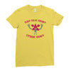turn that frown upside down Ladies Fitted T-Shirt