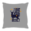 Deerly Throw Pillow