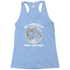 halloween my labrador rides shotgun Racerback Tank