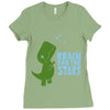 reach for the stars Ladies Fitted T-Shirt