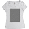 optical illusion skull, ideal gift or birthday present. Women's Triblend Scoop T-shirt