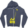 kite kitesurfen kiteboarden fun extremsport top Zipper Hoodie