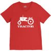 tractor driver for farmer and construction worker V-Neck Tee