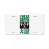 i wear green for my mom liver cancer awareness License Plate