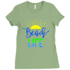 beach life Ladies Fitted T-Shirt