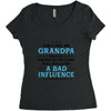 They Call Me Grandpa Because Partner in the Crime Makes Me Sound Like Women's Triblend Scoop T-shirt