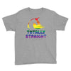 Totally Straight Lgbt Unicorn Youth Tee