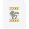 ugly dinosaur merry christmas Mousepad