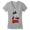 clockwork stewie Women's V-Neck T-Shirt