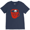 black coffee V-Neck Tee
